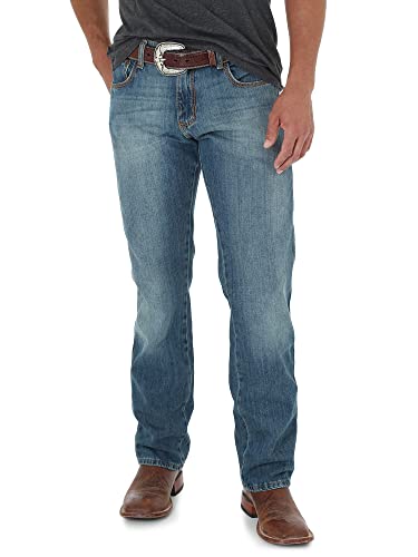 Wrangler Herren Retro Slim Fit Straight Leg Jeans, Rocky Top, 33W / 30L von Wrangler