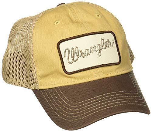 Wrangler Herren Rope Logo Front Patch Cap Baseballkappe, braun, Einheitsgröße von ALL TERRAIN GEAR X Wrangler