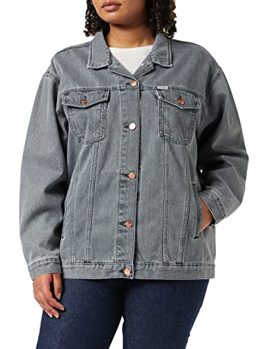 Wrangler Womens Heritage Jacket Jeansjacke, Storm, Small von Wrangler