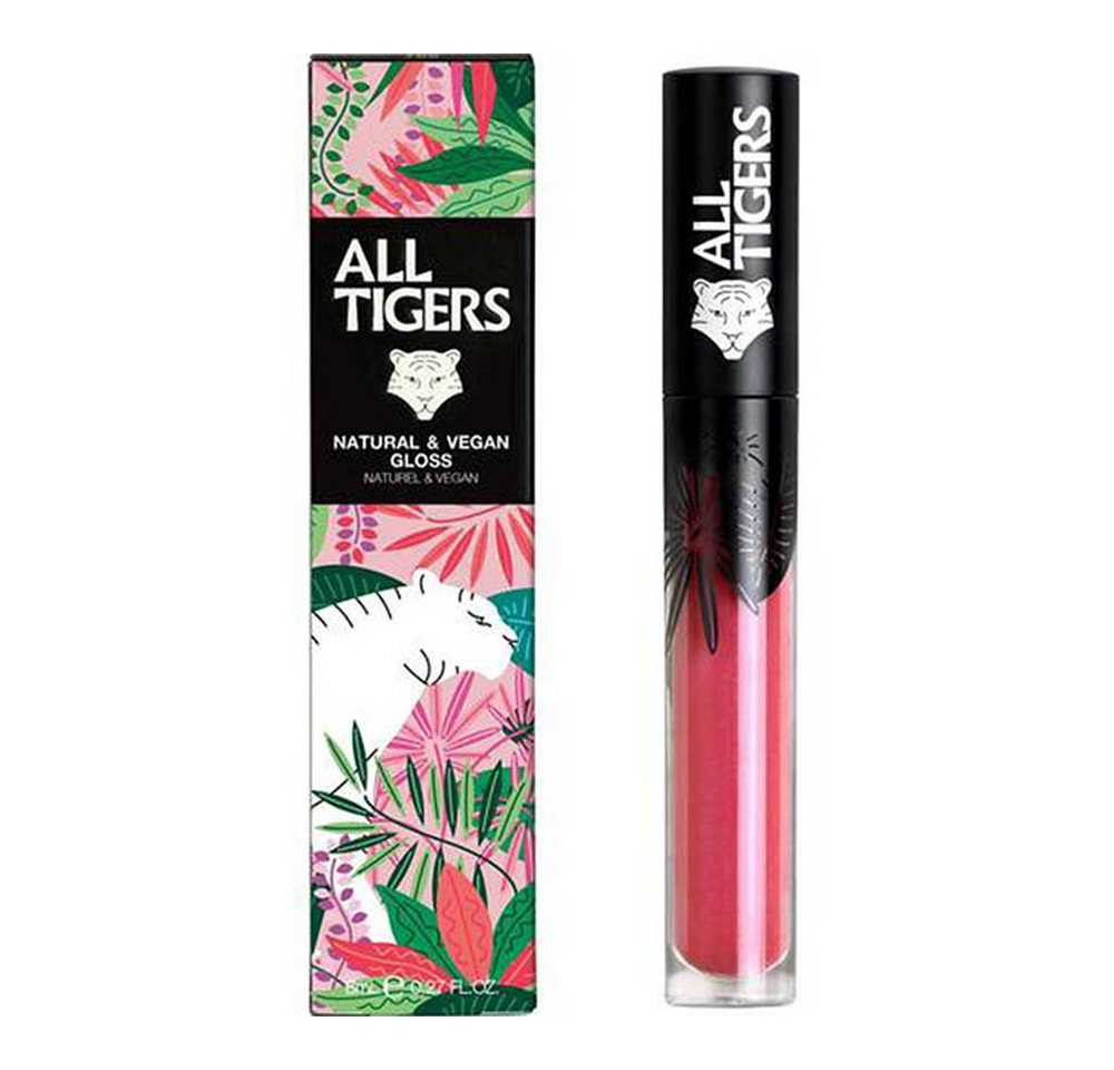 ALL TIGERS Lippenstift Gloss - 601 Pink 8ml von ALL TIGERS