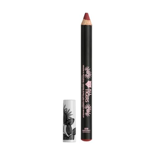 All Tigers - Multifunktionsstift, 3-in-1, für Augen, Lippen, Wangen – Bordeaux 559 – veganes Make-up – einfache Anwendung – dunkler Lippenstift, Rouge Creme, Lidschatten – Jojoba Bio von ALL TIGERS
