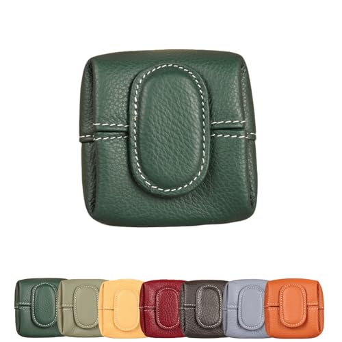 Einfarbige Mini-Geldbörse, lässige Geldbörse mit quadratischem Druckknopf, kompakte Kopfhörertasche, geeignet für den täglichen Gebrauch Einfarbige Mini-Geldbörse, lässige Geldbörse mit quadratischem Druckknopf, kompakte Kopfhörertasche, geeignet für den täglichen Gebrauch von ALLEXD