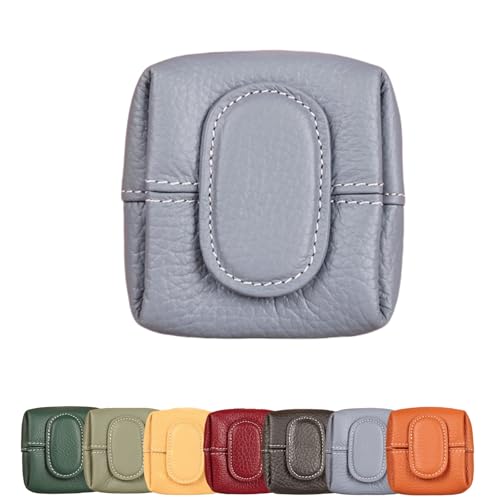 Einfarbige Mini-Geldbörse, lässige Geldbörse mit quadratischem Druckknopf, kompakte Kopfhörertasche, geeignet für den täglichen Gebrauch Einfarbige Mini-Geldbörse, lässige Geldbörse mit quadratischem Druckknopf, kompakte Kopfhörertasche, geeignet für den täglichen Gebrauch von ALLEXD