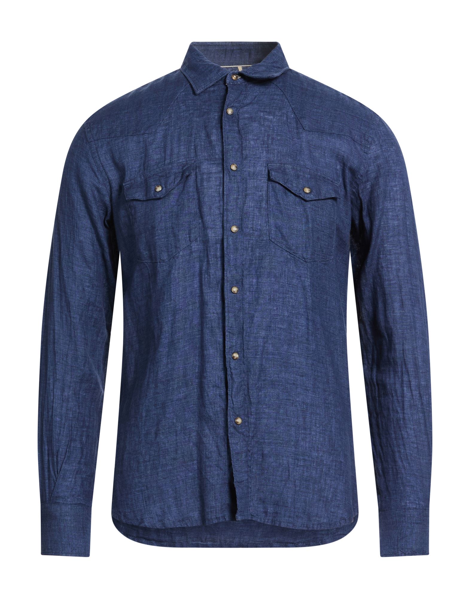 ALLEY DOCKS 963 Hemd Herren Marineblau von ALLEY DOCKS 963