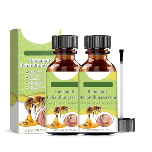 2Stück Bienengift Nagelserum, Bienengift Nagelbehandlung Serum, Furzero Bienengift Behandlungsserum von ALLILUYAA