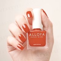 ALLOYA - Water-Based Natural Nail Polish Environmental Friendly 035 Light Tower In Sunset 10ml von ALLOYA