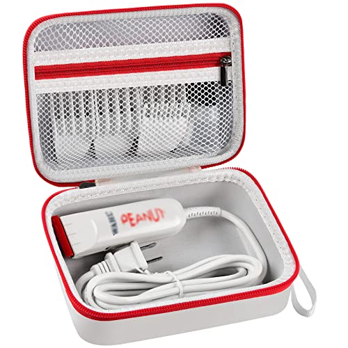 Case Compatible with Wahl Professional Peanut Hair and Beard Clipper Trimmer #8655 8685 8663 8331 08655-3901. Hair Clipper Organizer Holder for Attachment Comb,Oil,Blade Guard (Box Only)-White von ALLPRIMO