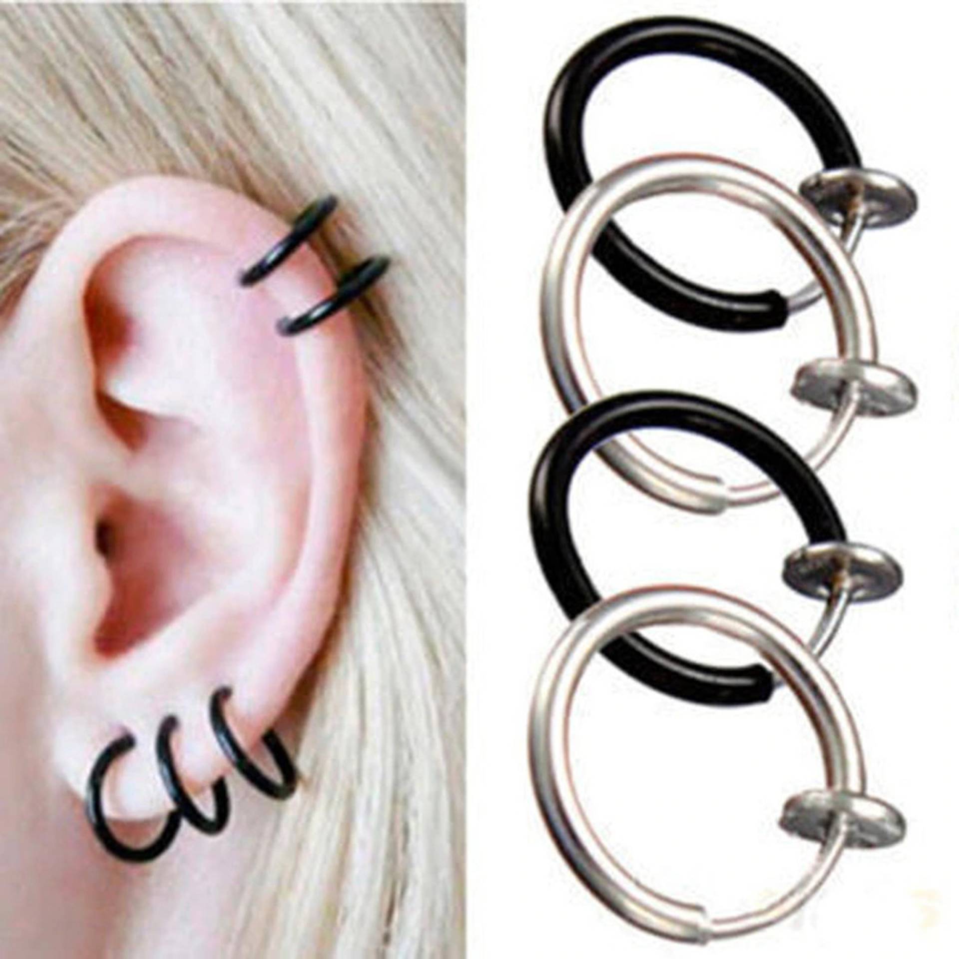 Fake Body Ring Nasenring Hoop Septum Ringe Lippenringe Edelstahl Nasenpiercing Piercing Cosplay Schmuck Fake Body Ring Nasenring Hoop Septum Ringe Lippenringe Edelstahl Nasenpiercing Piercing Cosplay Schmuck von ALLPlantBased