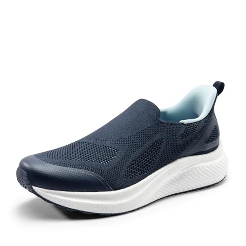 ALLSWIFT Herren Wanderschuhe Freihändig Running Schuhe Sneaker Freizeit Straßenlaufschuhe, Marine, 45 von ALLSWIFIT