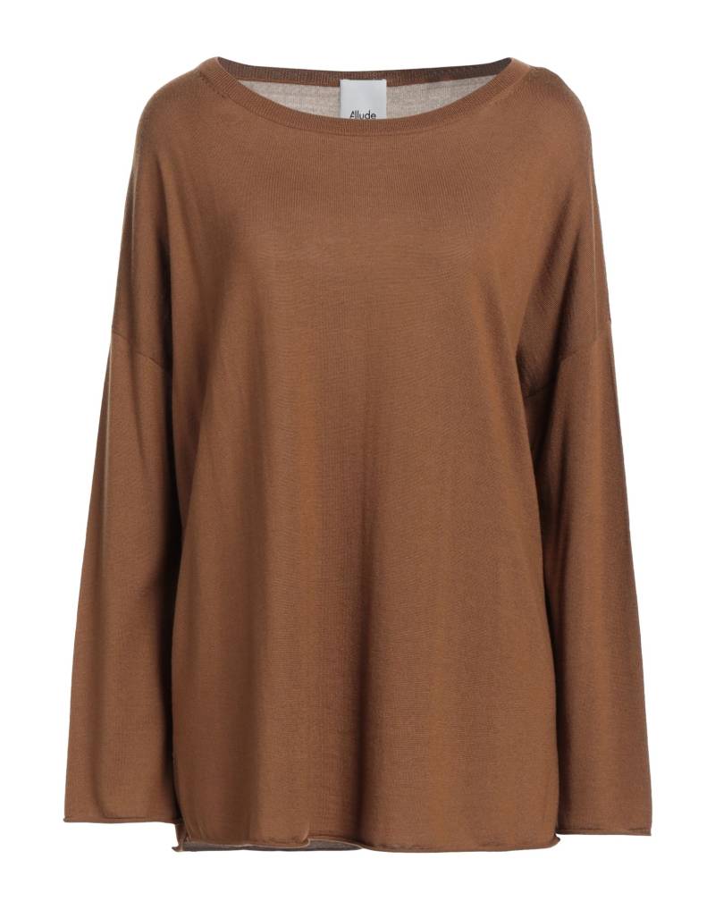 ALLUDE Pullover Damen Hellbraun von ALLUDE