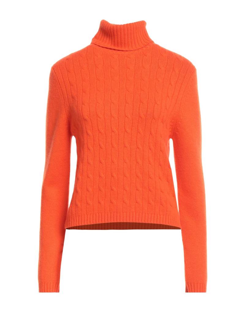 ALLUDE Rollkragenpullover Damen Orange von ALLUDE