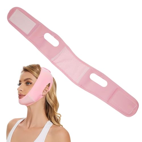V Line Lifting Mask Reusable Double Chin Strap for Sleeping Adjustable Face Slimming Strap V-shaped Chin Strap for Jawline Lifting for Women Men Y6MBTLMZ von ALLY-MAGIC