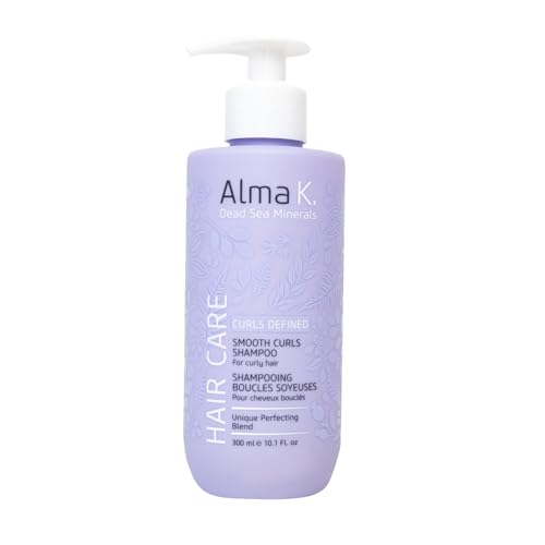 ALMA K Smooth Curls Shampoo – Moisturizing Shampoo für Frauen – Moisturizing for Curly Hair – Volumizing for Curly Hair – 10,1 oz von ALMA K