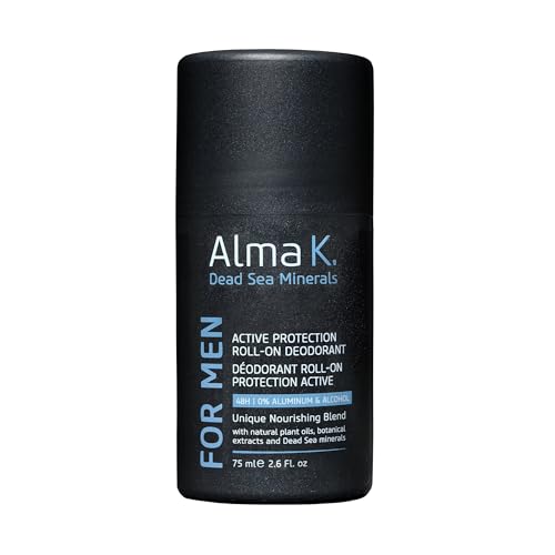 Alma K Active Protection Roll-On – Deodorant – Aluminium Free für Männer – alkoholfrei für empfindliche Haut – 60 ml von ALMA K