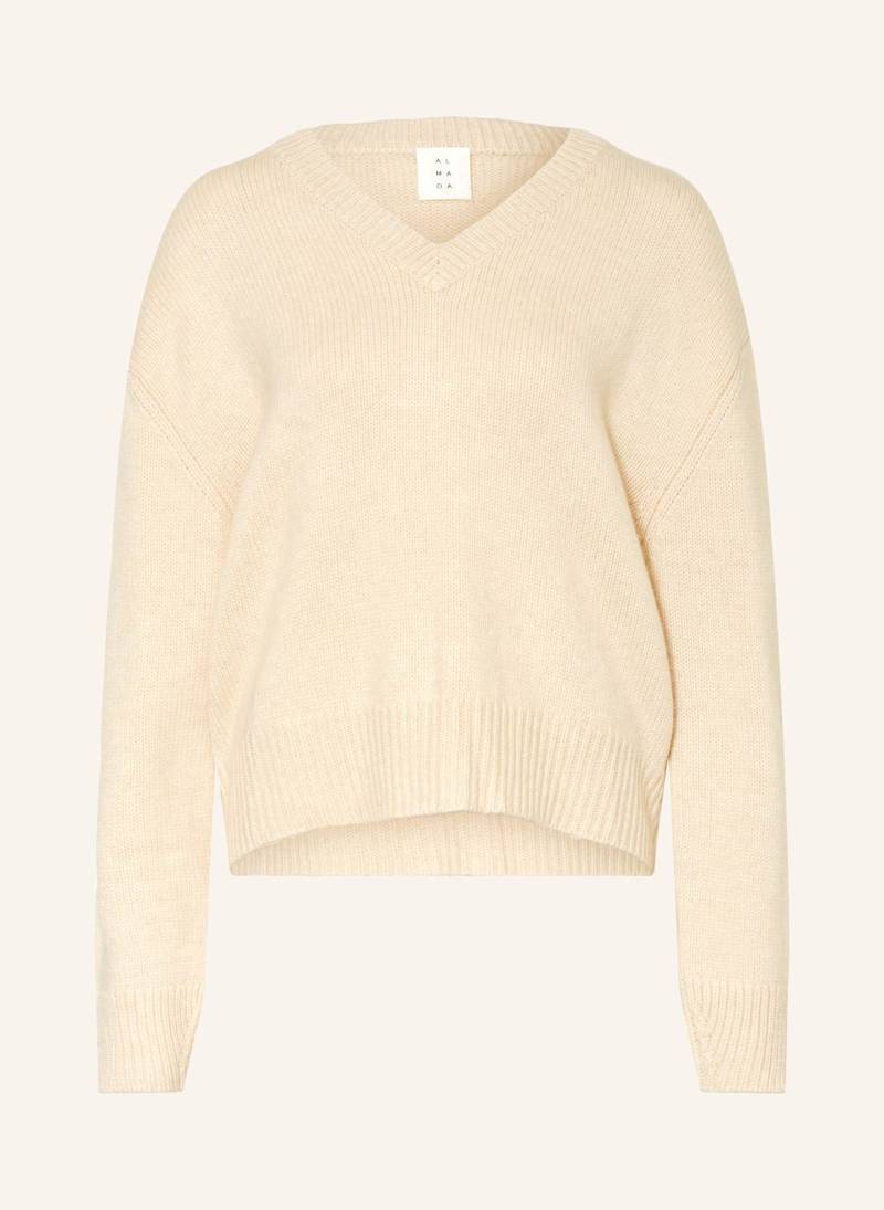 Almada Label Pullover Yara Mit Cashmere beige von ALMADA LABEL