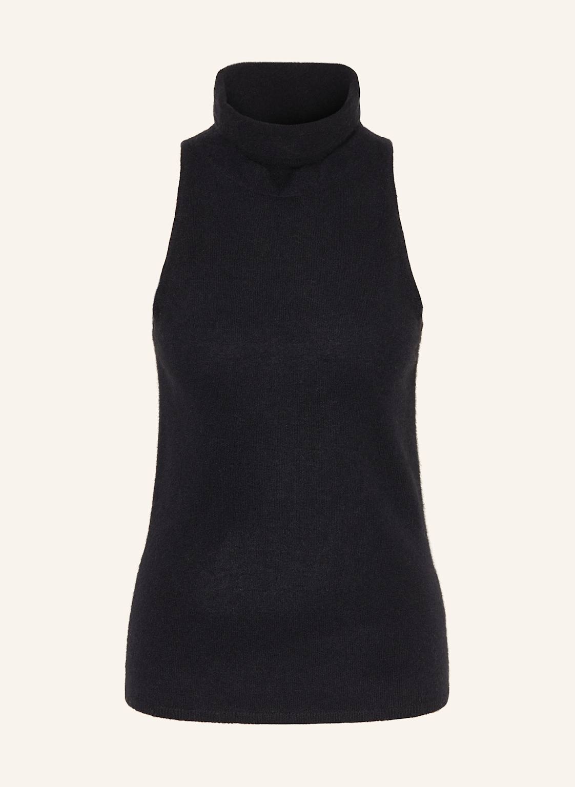 Almada Label Stricktop Vida Aus Cashmere schwarz von ALMADA LABEL