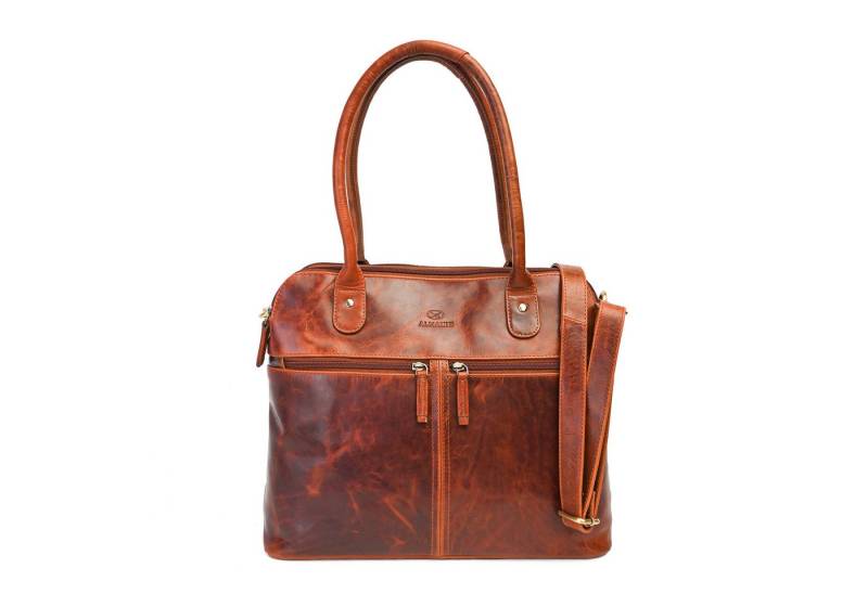 ALMADIH Handtasche Leder Damenhandtasche BELLA Umhängetasche Schultertasche Ledertasche von ALMADIH