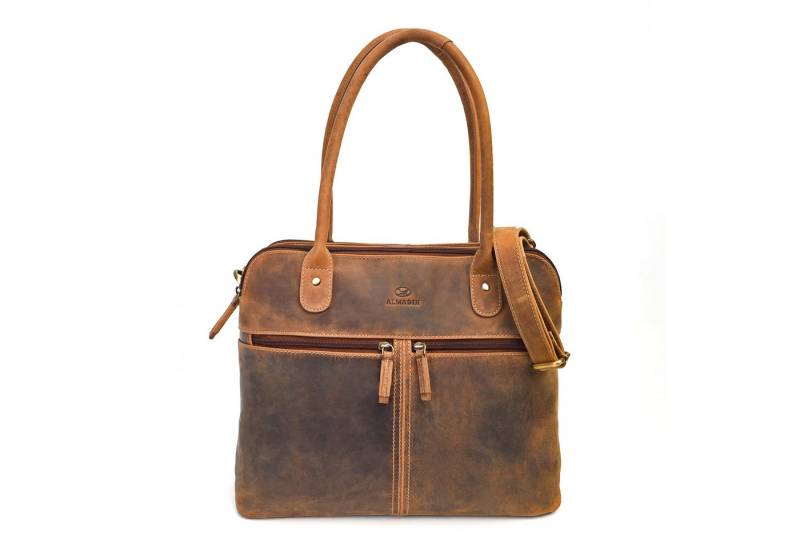 ALMADIH Handtasche Leder Damenhandtasche BELLA Umhängetasche Schultertasche Ledertasche von ALMADIH