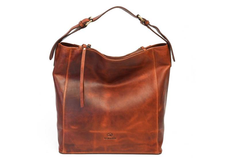 ALMADIH Handtasche Leder Damentasche ELLA Umhängetasche Ledertasche Freizeittasche. von ALMADIH