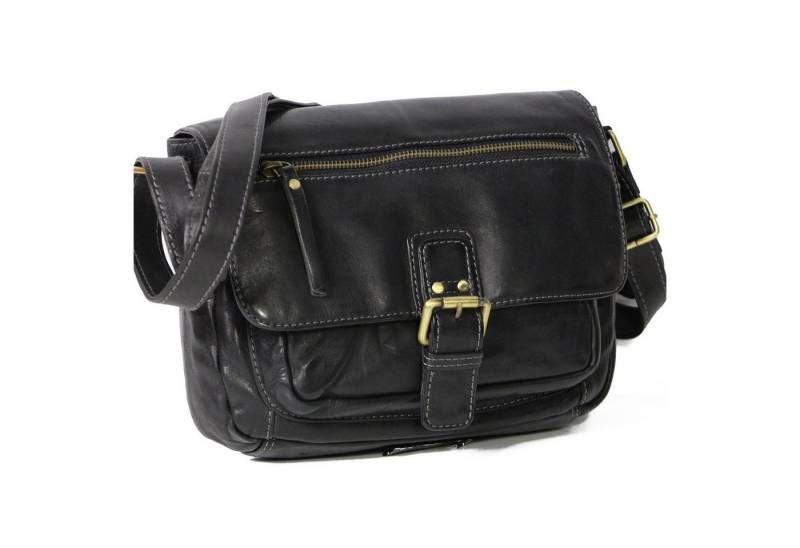 ALMADIH Handtasche Leder Umhängetasche Damen Vinatge KIM WASHED Ledertasche von ALMADIH