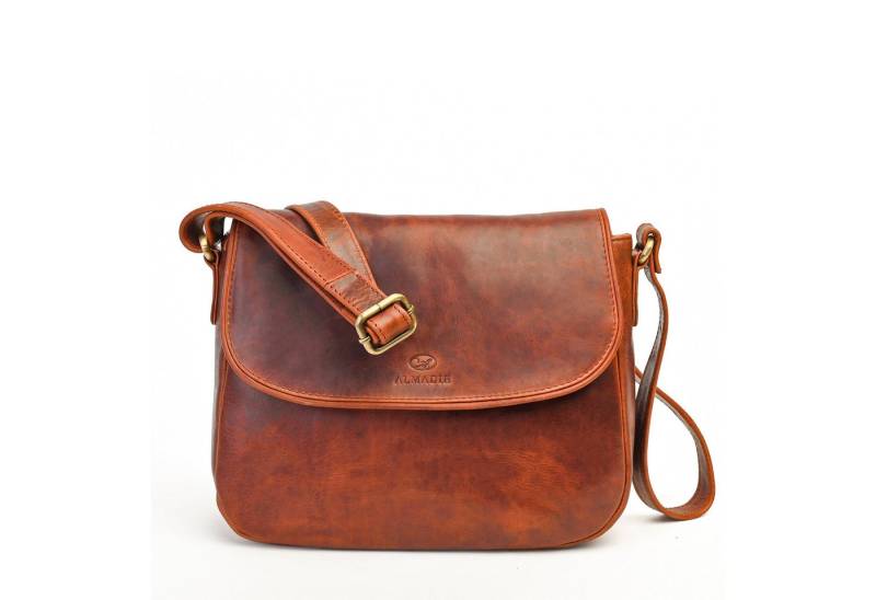 ALMADIH Schultertasche Leder Damentasche LUCY Umhängetasche Ledertasche Freizeittasche von ALMADIH