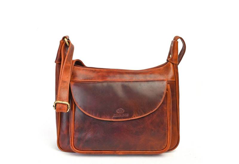 ALMADIH Schultertasche Leder Damentasche MIRA Umhängetasche Handtasche Henkeltasche von ALMADIH