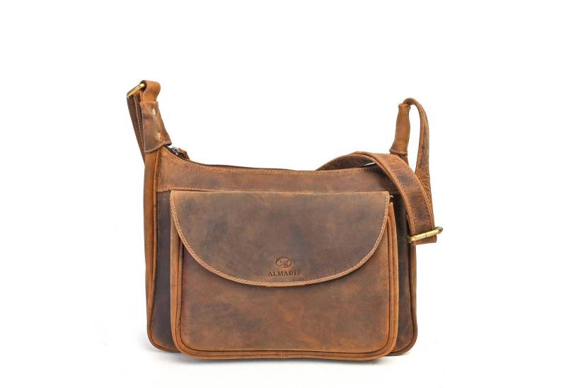 ALMADIH Schultertasche Leder Damentasche MIRA Umhängetasche Handtasche Henkeltasche von ALMADIH