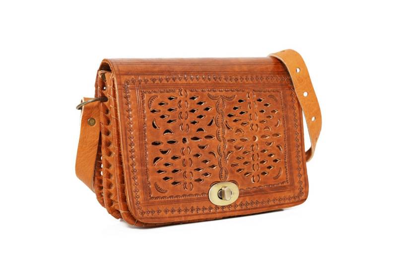 ALMADIH Umhängetasche Damen Leder kleine Damentasche DALIA Ledertasche Schultertasche von ALMADIH