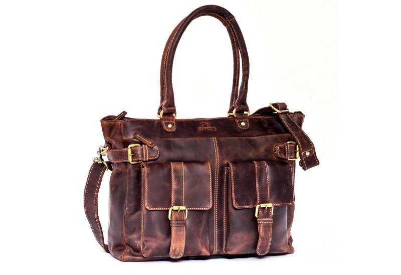 ALMADIH Umhängetasche Leder Damen EVA Damentasche – Handtasche - Schultertasche von ALMADIH