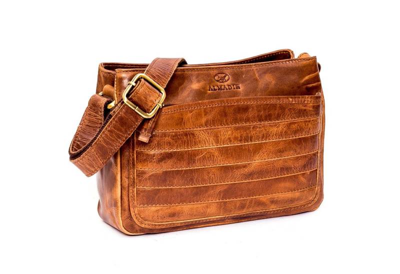 ALMADIH Umhängetasche Leder Damentasche AYA Ledertasche Clutch Schultertasche . von ALMADIH