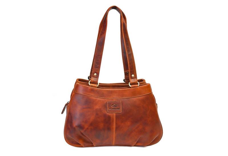 ALMADIH Umhängetasche Leder Damentasche JANA Schultertasche Handtasche Henkeltasche von ALMADIH