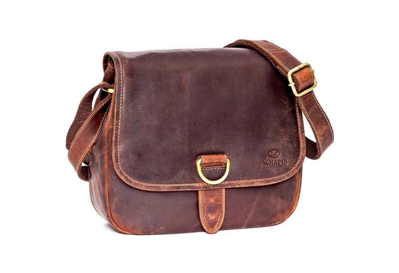 ALMADIH Umhängetasche Leder Damentasche LOLA Schultertasche Freizeittasche Bürotasche von ALMADIH