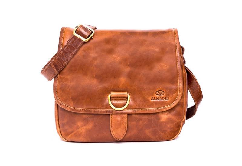 ALMADIH Umhängetasche Leder Damentasche LOLA Schultertasche Freizeittasche Bürotasche von ALMADIH