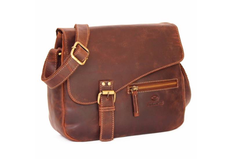 ALMADIH Umhängetasche Leder Damentasche MIKI Ledertasche Schultertasche Freizeittasche von ALMADIH