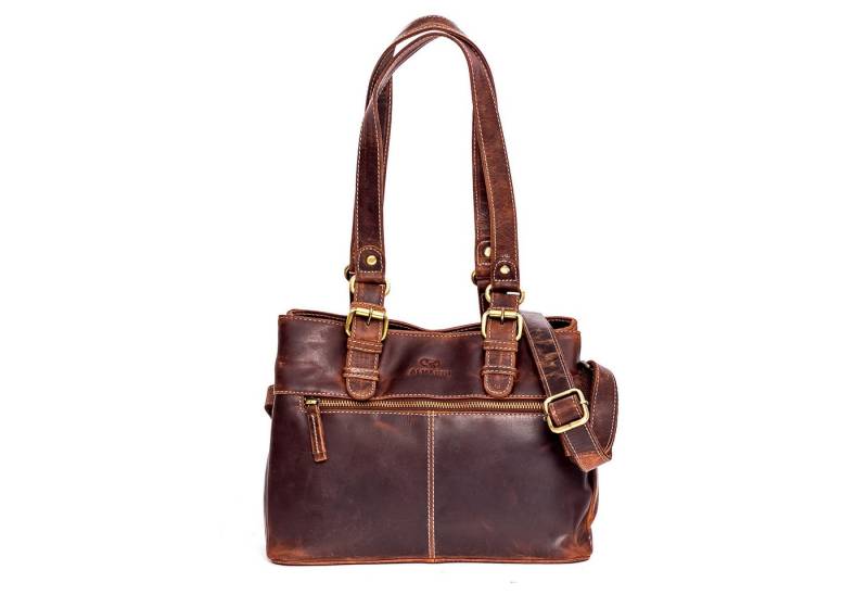 ALMADIH Umhängetasche Leder Damentasche NORA Schultertasche Handtasche Henkeltasche von ALMADIH