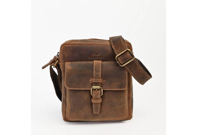 ALMADIH Umhängetasche Leder Herren MARC 8.3 Zoll iPad Mini & Tablet Kompakte Ledertasche. von ALMADIH