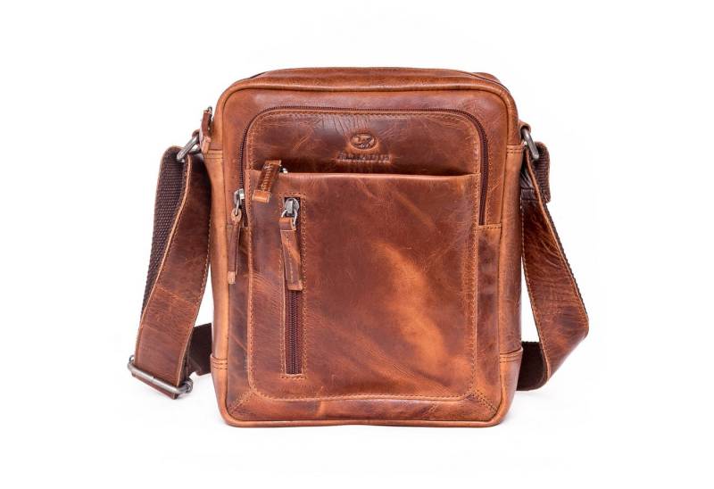 ALMADIH Umhängetasche Leder Herren klein FINN Ledertasche – Kompakte Messenger von ALMADIH