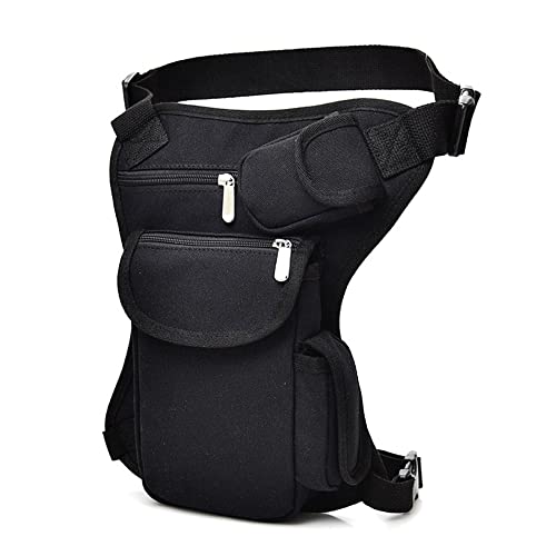 Schultertasche für Reiten, Wandern, Hüfttasche, tragbar, für Radfahren, Wandern, Wandern, Schwarz , Einheitsgröße von ALMAK