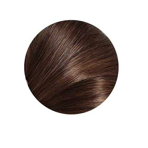 Gerade Clip-in-Echthaarverlängerungen, Haarverlängerung, Ganzkopf-Clip-on-Haarverlängerung for Frauen (Color : Color 4, Size : 6 MONTHS WITH PROPER CARE_)=40%_12INCHES_240G) von ALOEU