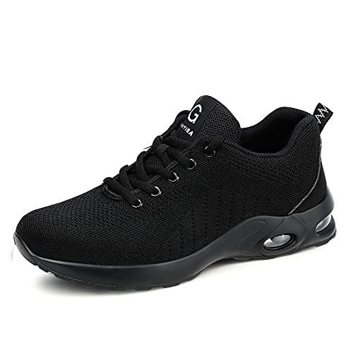 ALOFME Arbeitsschuhe Herren Leicht Sommer Sicherheitsschuhe Damen Atmungsaktive Schutzschuhe Stahlkappenschuhe von ALOFME
