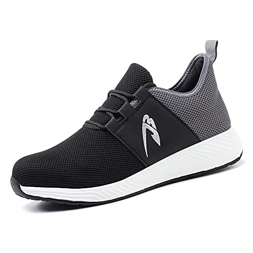 ALOFME Sicherheitsschuhe Herren Damen S3 Leicht Sommer Arbeitsschuhe Schutzschuhe mit Stahlkappe von ALOFME