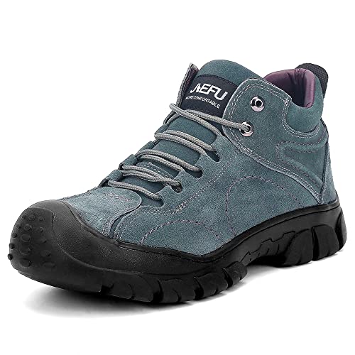 ALOFME Sicherheitsschuhe Herren Damen Winter Arbeitsschuhe Wasserdicht Leicht Sicherheitsstiefel mit Stahlkappe & Warm Gefütterte von ALOFME