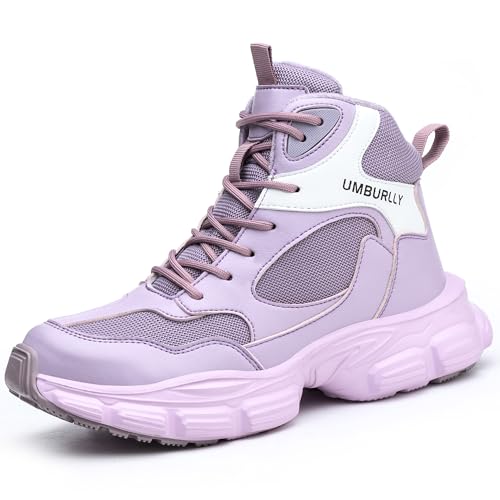 ALOFME Winter Sicherheitsschuhe Damen Leicht Arbeitsschuhe rutschfest Sicherheitsstiefel mit Stahlkappe & Warm Gefütterte von ALOFME