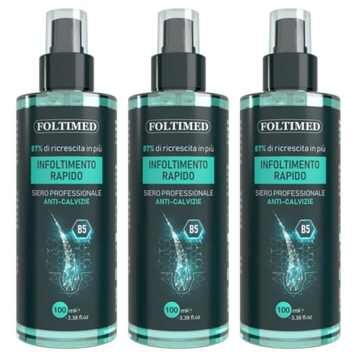 Foltimed Haarausfall-Spray 400 ml – Extra starke Behandlung für Damen und Herren – stärkt die Zwiebel und stimuliert das Haarwachstum – natürliches Haar-Ergänzungsmittel (mittel) von ALOHALABS