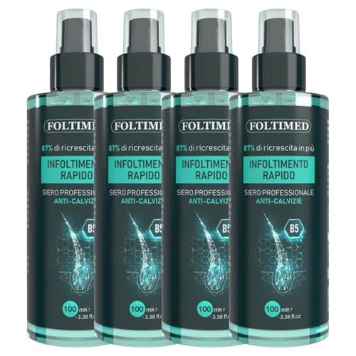 Foltimed Haarausfall-Spray 600 ml – Extra starke Behandlung für Damen und Herren – stärkt die Zwiebel und stimuliert das Nachwachsen – natürliches Haar-Ergänzungsmittel (groß) von ALOHALABS