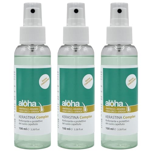 Kerastina Complex 400 ml – Haarausfall-Spray extra stark – stärkt die Zwiebel und stimuliert das Haarwachstum – Herren und Damen mit Serenoa und Bockshornklee (mittel) von ALOHALABS
