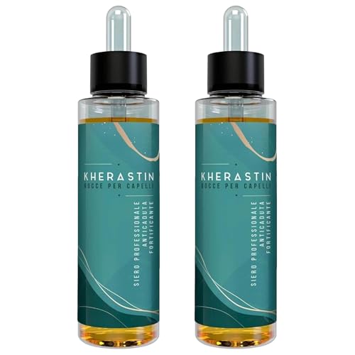 Kherastin Tropfen 200 ml – Behandlung gegen Haarausfall extra stark – Stärkung der Zwiebel und Stimulierung des Haarwuchses – für Damen und Herren, natürliche Stärkung (klein) von ALOHALABS