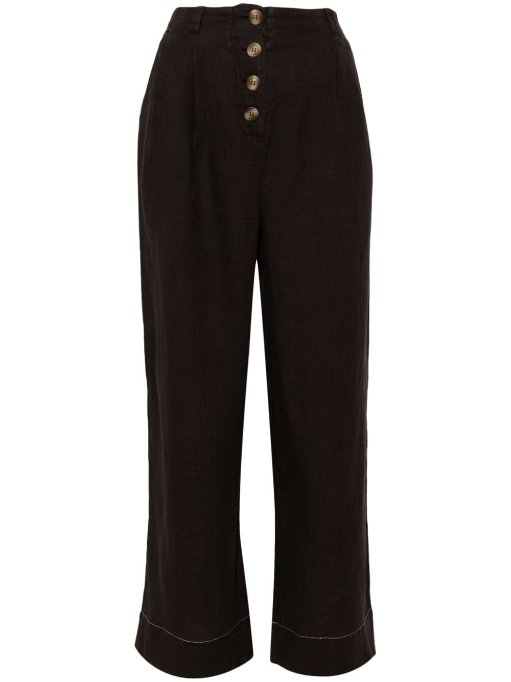 ALOHAS Zulu linen trousers - Braun von ALOHAS