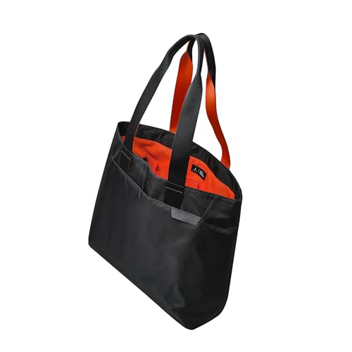 ALPAKA Elements Tragetasche 14,5L - Leichte & klappbare Reisetasche | Stehfähiges Design | 8 Innentaschen + Magnetverschluss | Ideal für Reise & Alltag (Schwarz) von ALPAKA