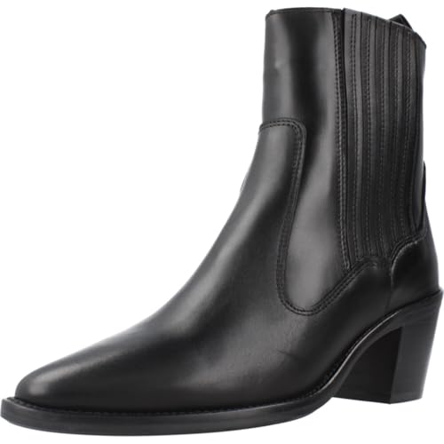 ALPE Stiefeletten aus schwarzem Nevada-Leder, Schwarz , 39 EU von ALPE